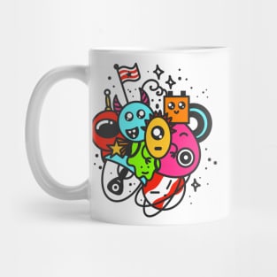 Cute Space Doodles NFT Crypto Art Opensea Non-Fungible Token Mug